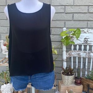 ☀️Black Sheer Tank☀️